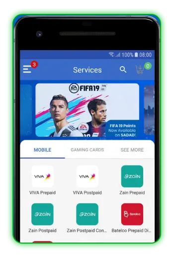 أكثر من 60 خدمة في تطبيق سداد للدفع الفوري